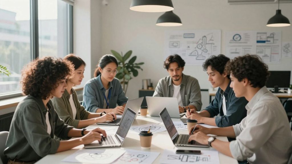 Ottawa business team working on online identity
